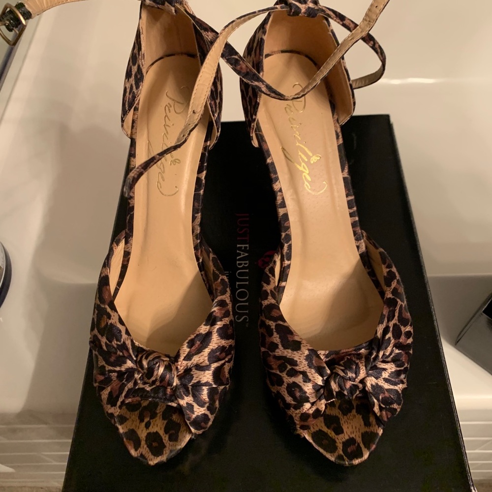 Leopard Heels